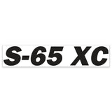 DECAL, CHASSIS, S-65 XC