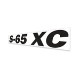 DECAL, CHASSIS, S-65 XC