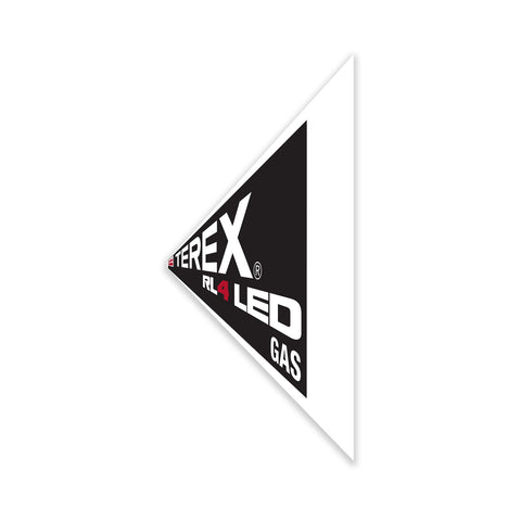 DECAL, COSMETIC TEREX -RL4LED GAS, REAR DOOR