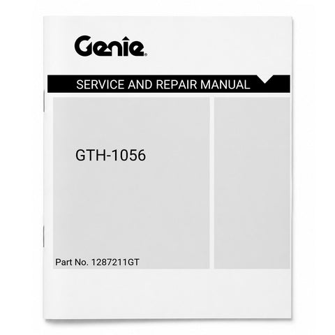 MANUAL, SERVICE AND REPAIR, GTH-1056