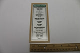 DECAL,ENGINE SPEC,DEUTZ,TD2011