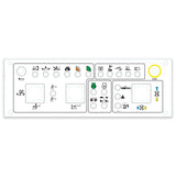 DECAL, PLATFORM CONTROL PANEL, FORD