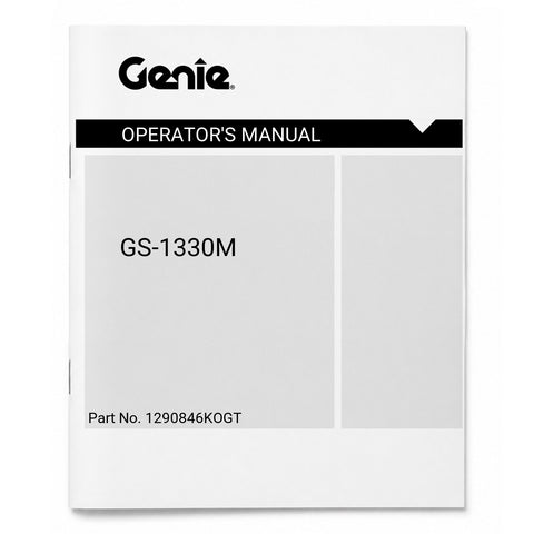 MANUAL,OPERATORS,GS-1330m,ANSI,KO