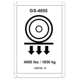 DECAL,LABEL,WHEEL LOAD