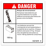 DECAL,BATT.TRAY/WEIGHT, GS4655