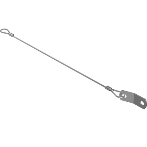 LANYARD, STEEL, 8,NYLON SLEEVE,#10