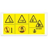 DECAL,TIP-OVER,CRUSH, GS-1330m