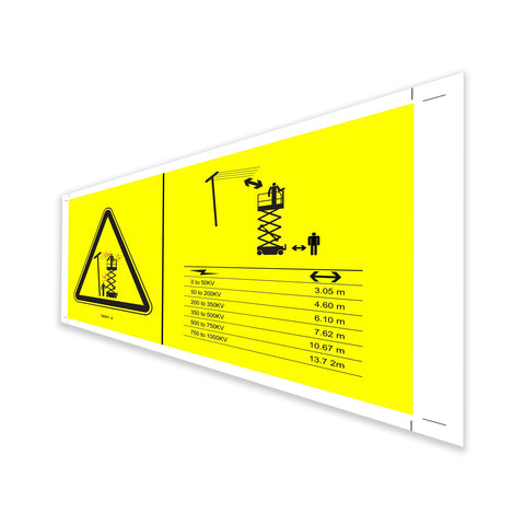 DECAL SYMBOL ELECTRIC HAZARD GS-1330m