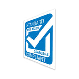 DECAL, ANSI/CSA COMPLIANT