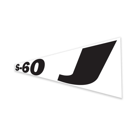 DECAL, BOOM, GENIE S-60 J, BLUE