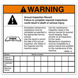 DECAL,ANNUAL INSP***, MINI