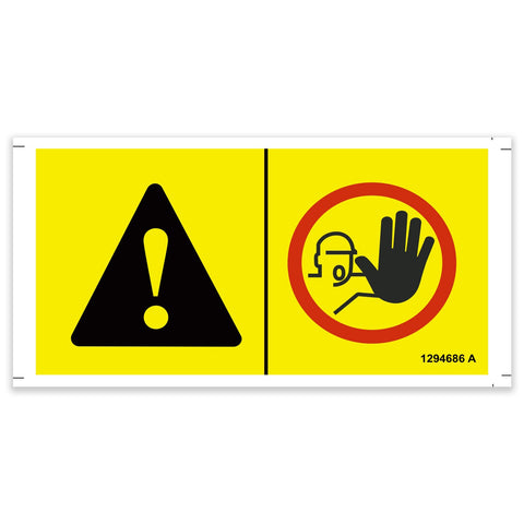 DECAL,IMPROPER OPERATION,SYMBOL, MINI