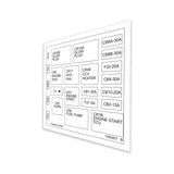 DECAL, RELAY FUSE PANEL