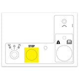 DECAL, GROUND CONTROL PANEL, LS