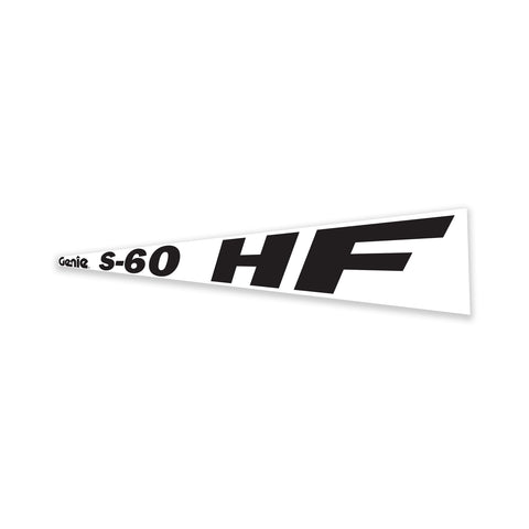 DECAL, BOOM, GENIE S-60 HF, BLUE