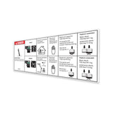 DECAL, DANGER, MAX CAPACITY 1000LBS, SIDE FORCE 45/90LBS