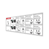 DECAL, DANGER, MAX CAPACITY 350LBS, SIDE FORCE 45LBS
