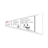 DECAL, DANGER, MAX CAPACITY 500LBS, SIDE FORCE 90LBS