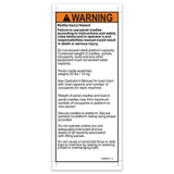 DECAL, WARNING, PANEL CARRIER