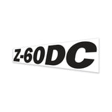 DECAL, COSMETIC, Z-60 DC