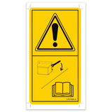 DECAL, DANGER BATT FASTENING