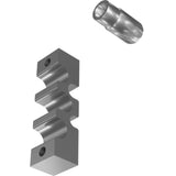 BLOCK, 2 HOSE AND 3 CABLE CLAMP