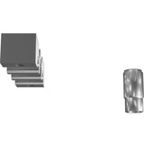 BLOCK, 2 HOSE AND 3 CABLE CLAMP
