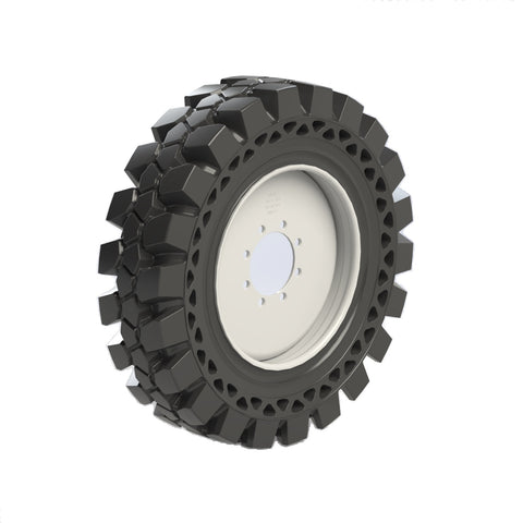TIRE & WHEEL, 13X28, SOLID