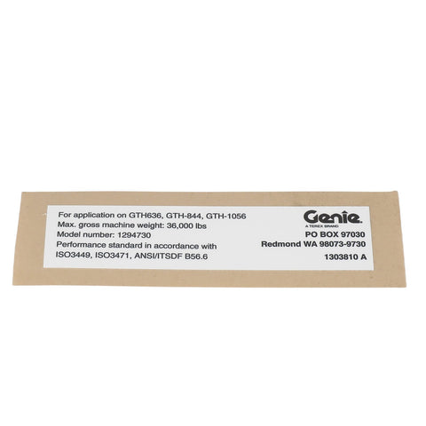 DECAL, LABEL, FOPS/ROPS