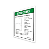 DECAL,INSTRUCT,BATTERY CONNECT,GS-1932m