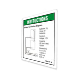 DECAL,INSTRUCT,BATTERY CONNECT,GS-1932m