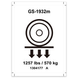 DECAL,LABLE,WHEEL LOAD GS-1932m
