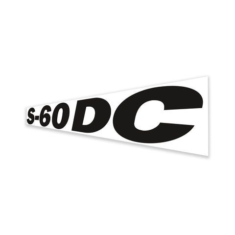 DECAL, COSMETIC, S-60 DC
