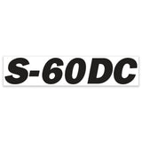 DECAL, COSMETIC, S-60 DC NO GENIE
