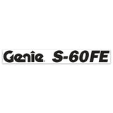DECAL, COSMETIC, BLUE, S-60 FE GENIE