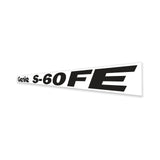 DECAL, COSMETIC, BLUE, S-60 FE GENIE