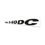 DECAL, COSMETIC, BLACK, S-60 DC GENIE
