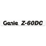 DECAL, COSMETIC, GENIE Z-60 DC,BLK