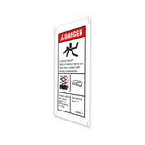 DECAL,DANGER-USE SAFETY ARM,H