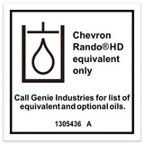 DECAL,LABEL-CHEVRON RANDO,H