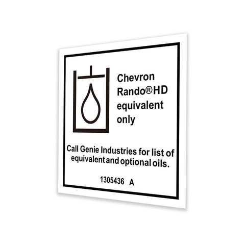DECAL,LABEL-CHEVRON RANDO,H