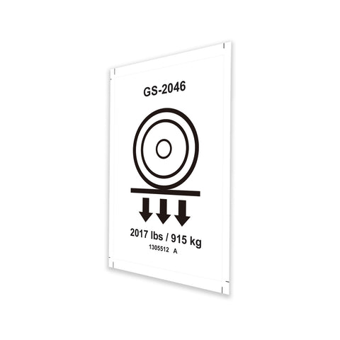 DECAL, LABEL, WHEEL LOAD, E-DRIVE, GS-2046