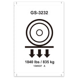 DECAL, LABEL, WHEEL LOAD, E-DRIVE, GS-3232
