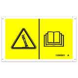 DECAL SYMBOL TIP OVER LIMIT SWITCH, MINI