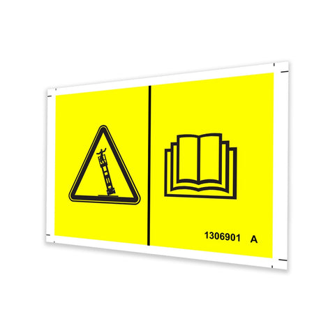 DECAL SYMBOL TIP OVER LIMIT SWITCH, MINI