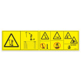 DECAL, ELECTROCUTION HAZARD AND DANGER / WARNING