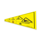 DECAL, ELECTROCUTION HAZARD AND DANGER / WARNING
