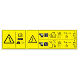 DECAL, PLATFORM OVERLOAD AND MAXIMUM CAPACITY SIDE FORCE 1 Person