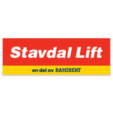 DECAL, COSM, STAVDAL, LOGO, 324 x 110 MM