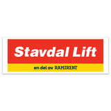 DECAL, COSM, STAVDAL, LOGO, 235 x 80 MM